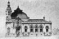 Monte Carlo Casino elevation of the Trente-Quarante Gaming Room c1880 - Bonillo 2004 p132