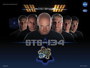 NASA STS-134 Official Mission Poster