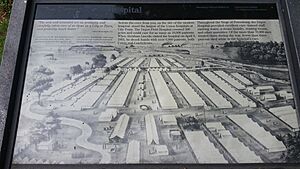 NPS marker for Depot Field Hospital at City Point