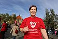 Norwegian Labour Party shirt in three Saami languages