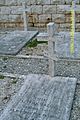 Orthodox and catholic gravestones at Monte Cassino