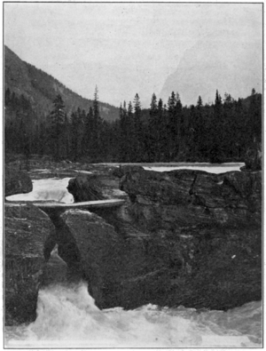 PSM V78 D430 Natural bridge across the kicking horse river in bc