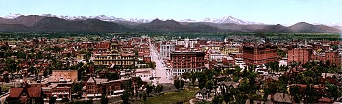 Panorama of Denver, Colorado, 1898