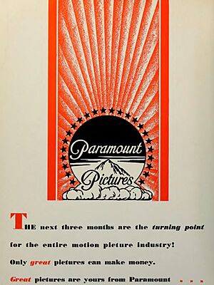 Paramount Pictures ad in The Film Daily, Jan-Jun 1932 (page 192 crop)