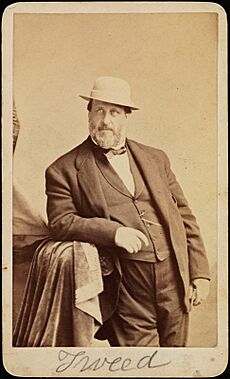 Portrait of William M. Tweed, standing