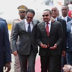 President Farmaajo with Abiy Ahmed