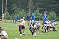Randy Moss etc at Patriots training camp 2009