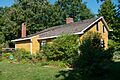 Rear view of the Bradley House, Bradley Museum.