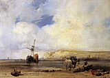Richard Parkes Bonington - On the Coast of Picardy - WGA02430