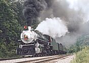 SOU 4501 with the Smoky Mountain Special near Paint Rock, NC on May 30, 1970.jpg