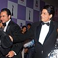 Shah Rukh and Saif posing
