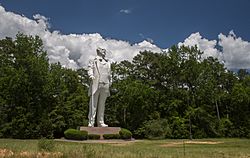 Sam Houston statue outside Huntsville