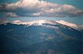 Santa Fe Baldy with cloud from White Rock