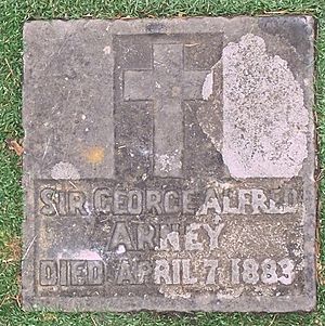 Sir George Alfred Arney tombstone