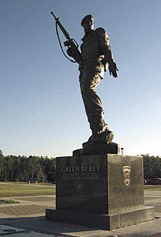Special Warfare Memorial Statue