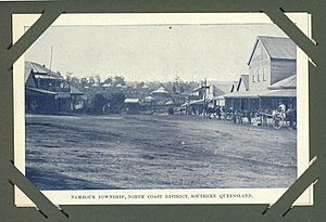 StateLibQld 1 237033 Main street in Nambour, ca. 1905