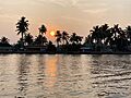 Sun rise view Alleppey backwaters , Kerala 06