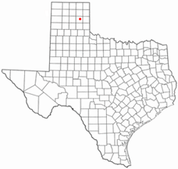 Location of Lefors, Texas