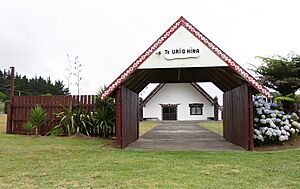 Te Uri O Hina Marae, Pukepoto (Entrance)