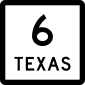 Texas state route marker