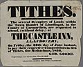 Tithes poster 1837