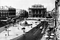 Transports en commun de Montpellier - Place de la Comédie - Autobus Renault R4100 Berliet PLR Renault 215D