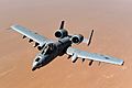 USAF A-10 Thunderbolt II after taking on fuel over Afghanistan