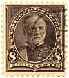 US stamp 1895 8c Sherman