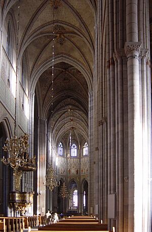 Uppsala cathedral inside