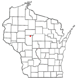 Location of Hoard, Wisconsin