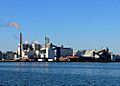 Waterfront view of the Redpath Sugar Refinery