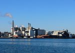 View of Redpath Sugar Refinery from Lake Ontario