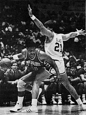 1986 DePaul v Duke - Marty Embry against Jay Bilas