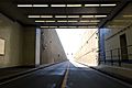 2017-07-12 11 29 50 View south along U.S. Route 13 (Chesapeake Bay Bridge-Tunnel) exiting the south portal of the Chesapeake Channel Tunnel in Chesapeake Bay, Northampton County, Virginia