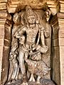 8th century Durga Surya temple Vishnu riding his Garuda vahana, Aihole Hindu temples monuments