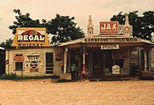 A cross roads store, bar, juke joint, and gas station 1a34361v