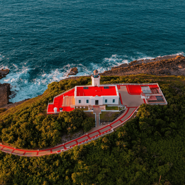 Aerial Shot of Arecibo Lighthouse