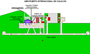 Aeropuerto Int'l Culiacán map