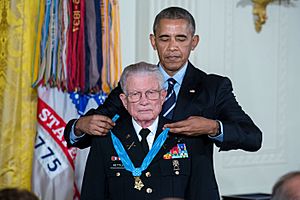 Barack Obama awards Medal of Honor to Charles Kettles