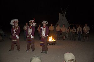 Boy Scouts experience day in the life 160318-M-YE994-557