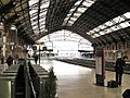 Bristol Temple Meads, automatic ticket gates and platform 3