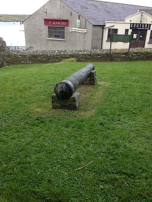 Cannon outside Jordan's Castle