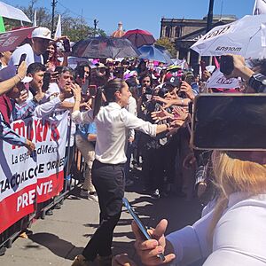 Claudia Sheinbaum Pardo en Guadalajara en campaña 2024
