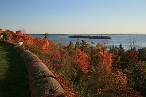 Crab Island from shore