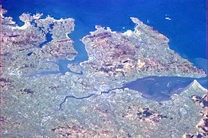 Derry from the International Space Station 2013-03-17