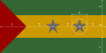 Design of the flag of São Tomé and Príncipe