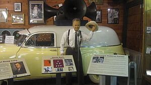 Earl Long exhibit at Louisiana Political Museum MVI 2721