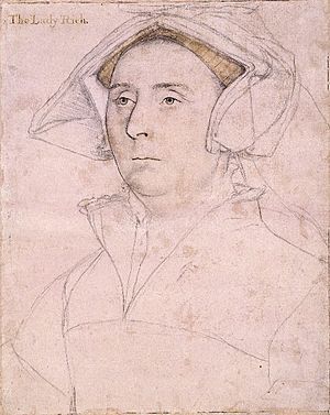 Elizabeth, Lady Rich, by Hans Holbein the Younger
