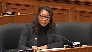 Emilia Sykes in front of the transportation committee (cropped)