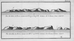Faroe Islands, 1767, as seen by Yves de Kerguelen Trémarec